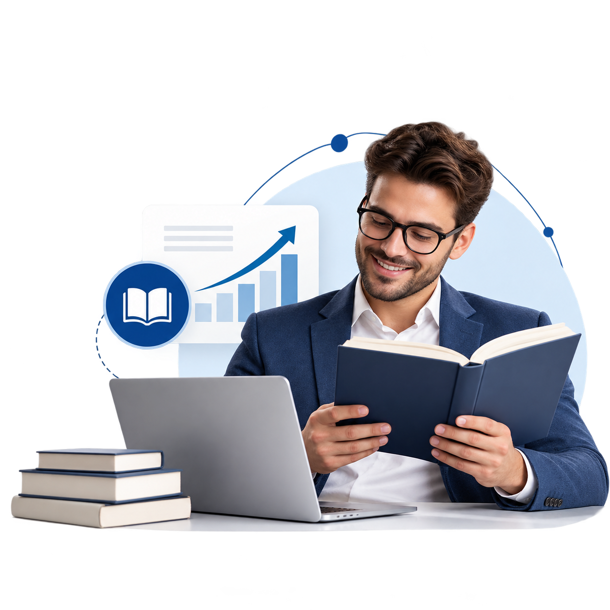 Author preparing and launching an ebook for digital distribution
